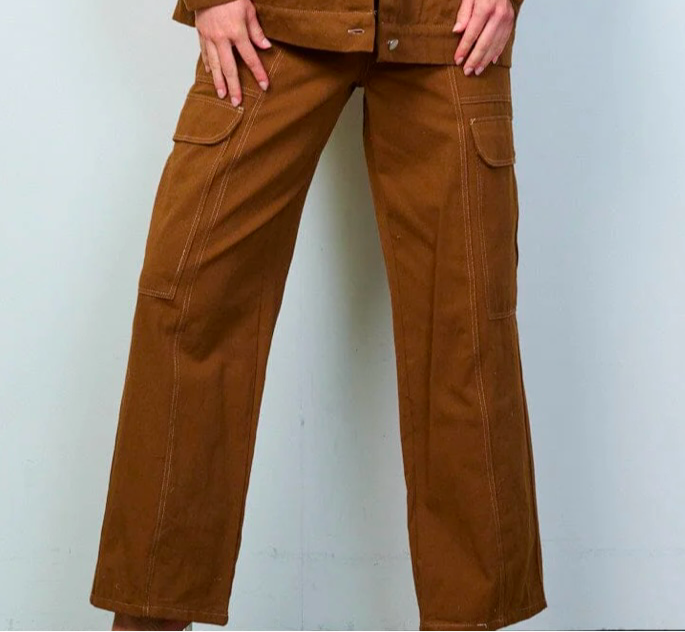 Brown Denim Bottom