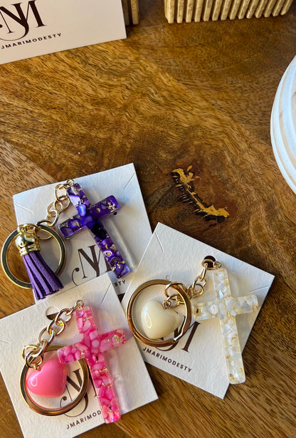 Cross Keychain