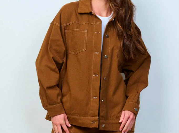 Brown Denim Jacket