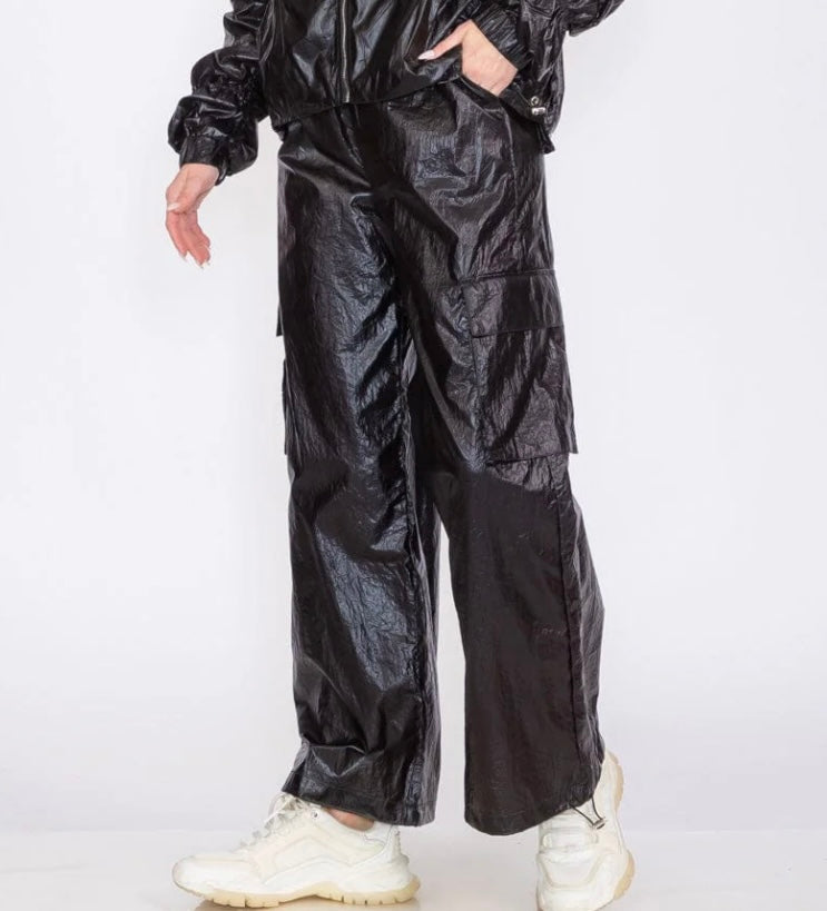 Elastic Cargo Pants