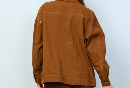 Brown Denim Jacket