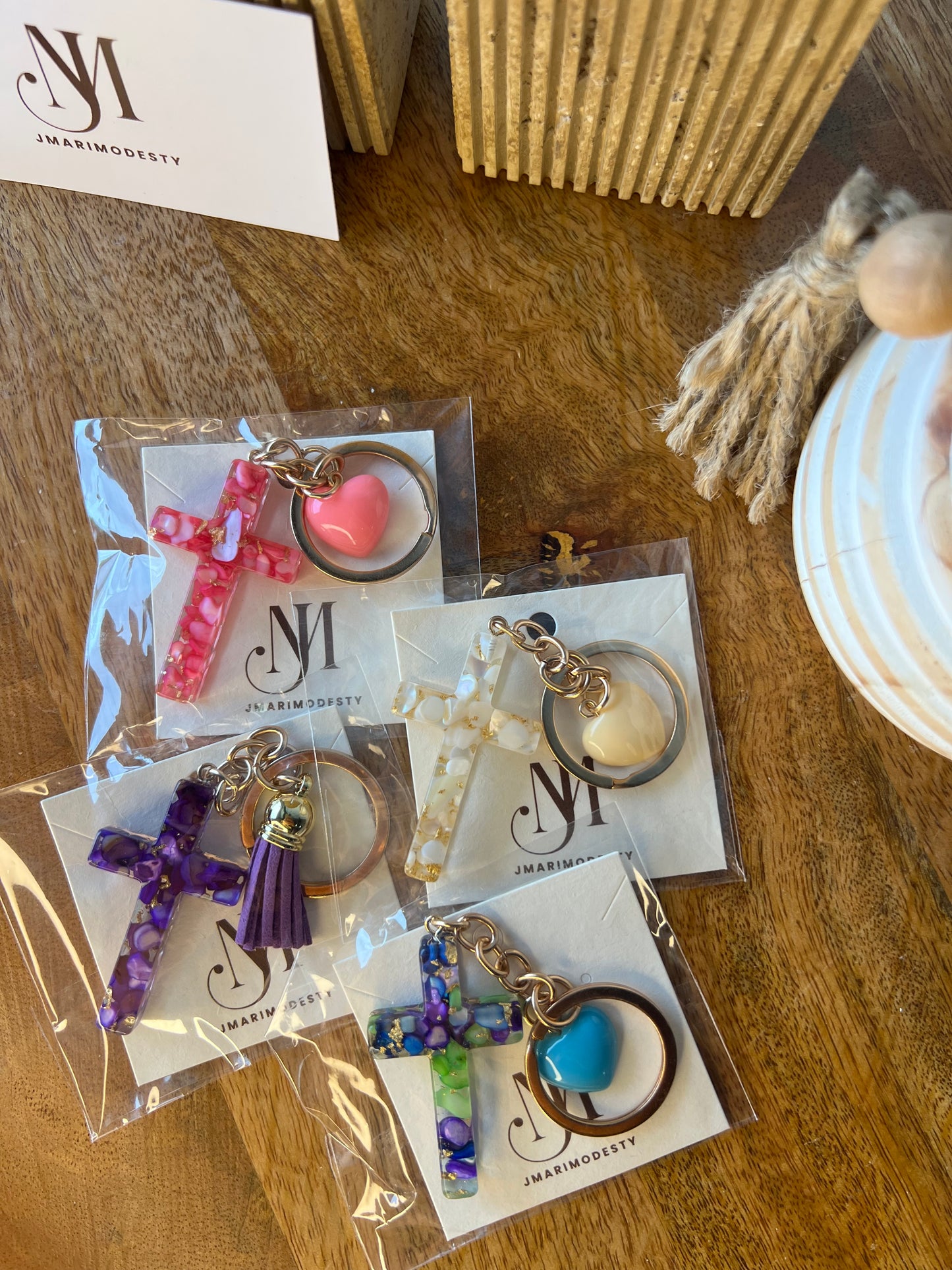 Cross Keychain