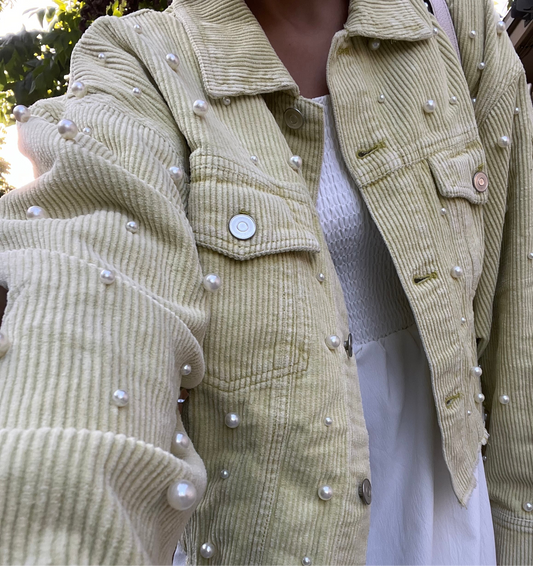 Oversized Pearl Jacket